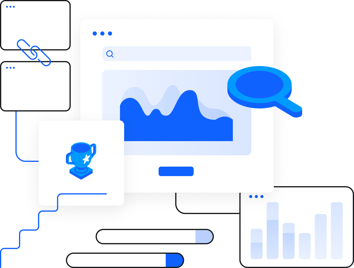 Put your SEO plan into action and get a monthly progress report